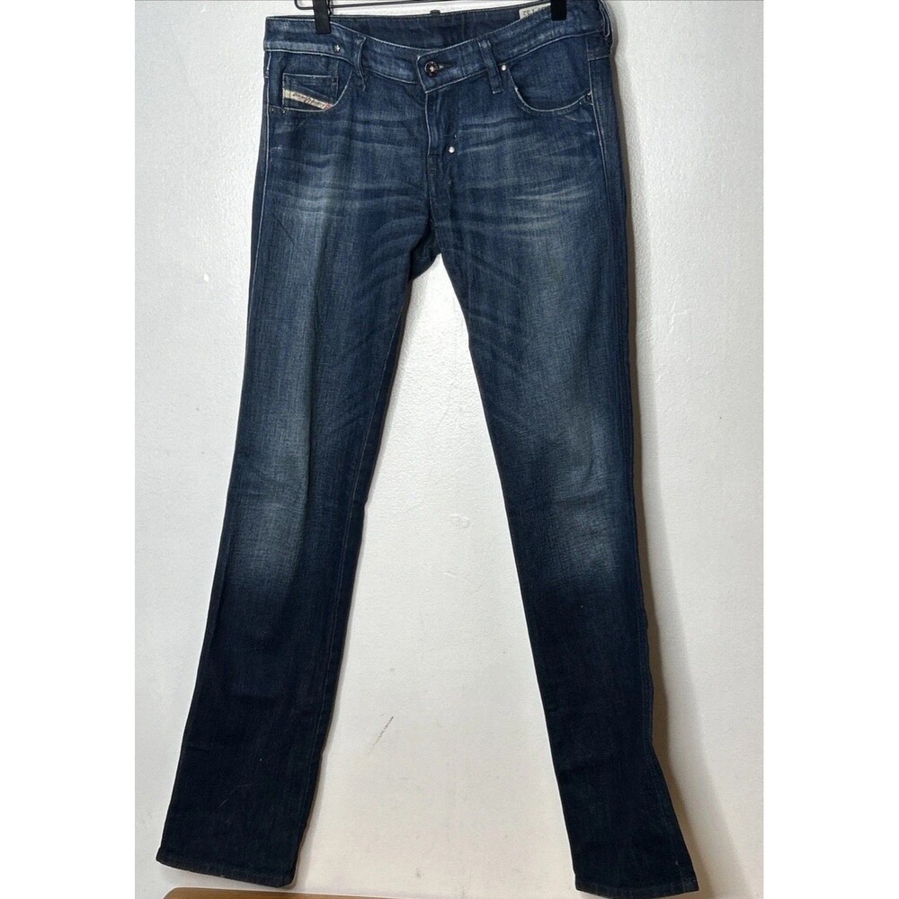 Diesel LHELA Straight Stretch Jeans Wash 008XN Size 29 x 32 Low Rise Vintage